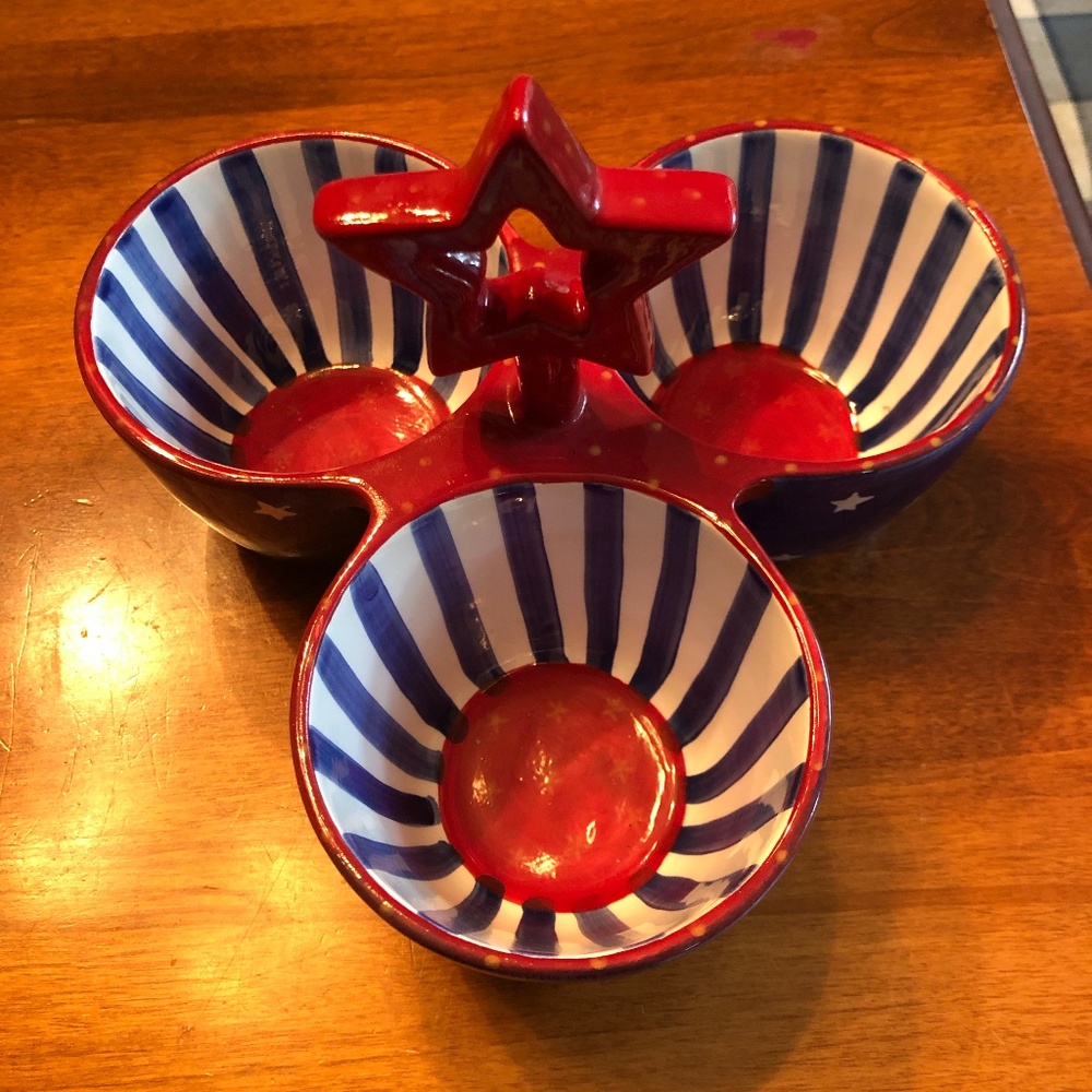 Americana snack dish